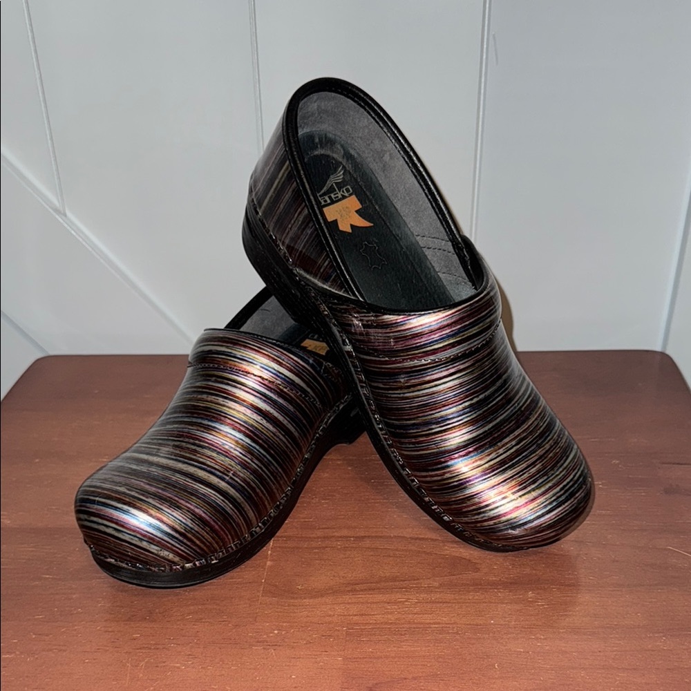 Reduced!  Dansko Multicolor Clogs